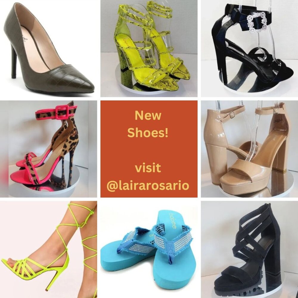 Visit @lairarosario for a Great Selection of New Women's Fashion Shoes